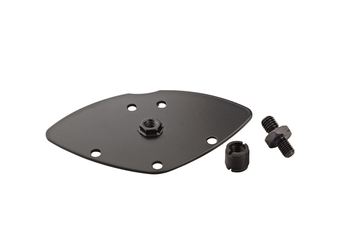 K&M 18853-BLACK — Adapter Plate for Spider Pro Stands - 3/8 Thread - Black — product view