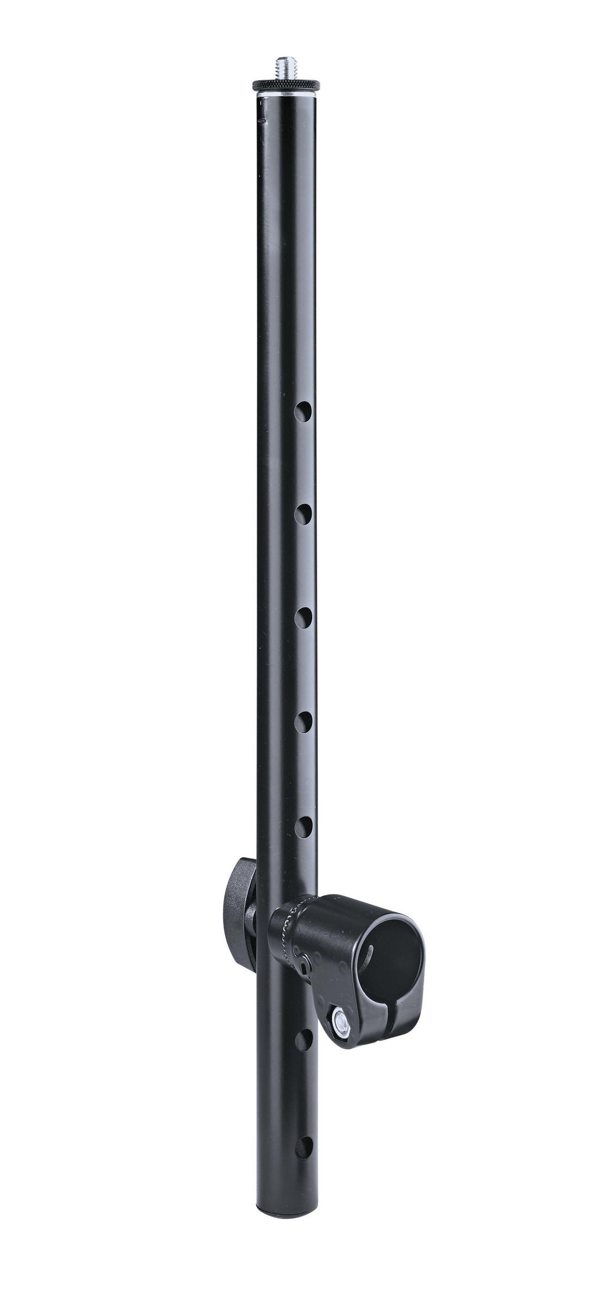 K&M 18944-BLACK — Universal Keyboard Holder for X-Style Stands - Black — product view