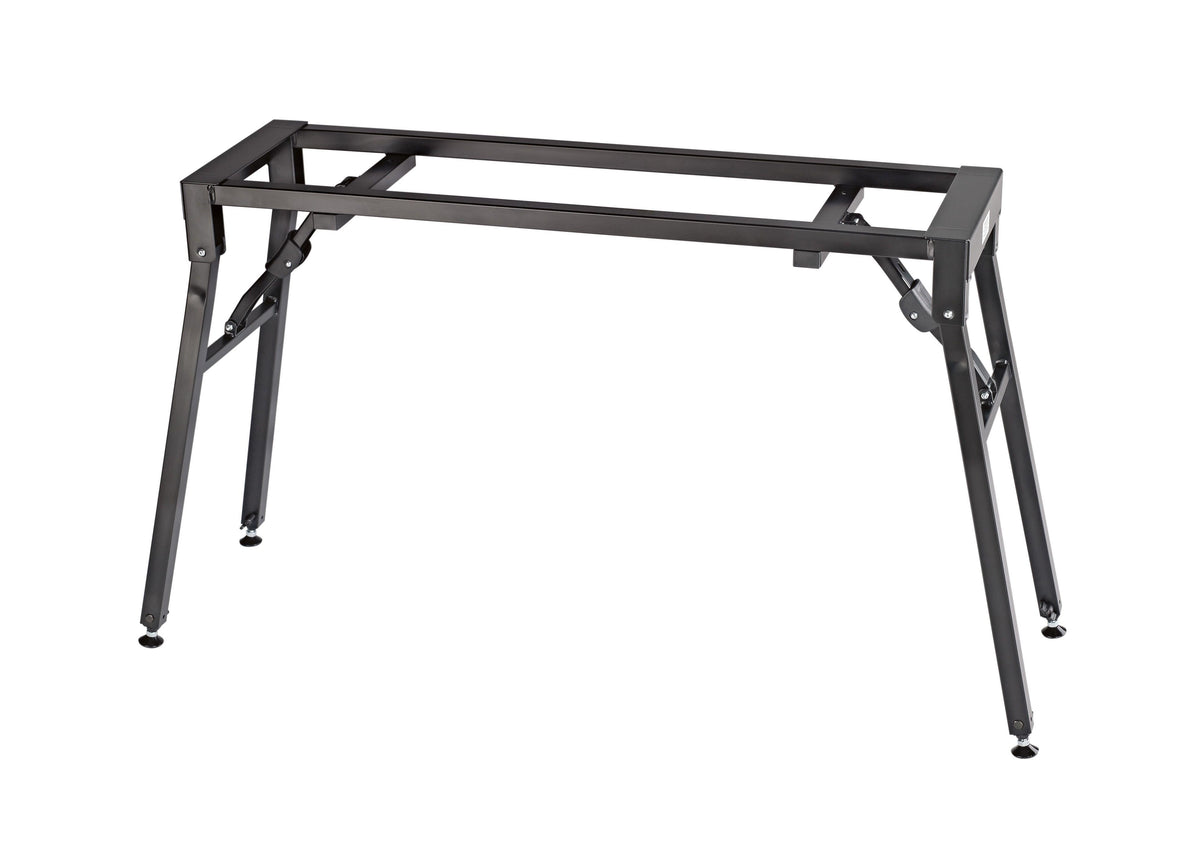 K&M 18953-BLACK — Table-Style Stage Piano Stand - H:600-1000mm - 80kg Rated — product view
