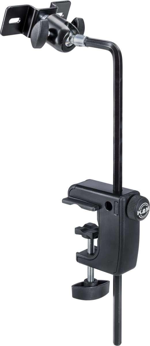 K&M 19410-BLACK — Clamp Bracket (51mm) - 4kg Rated - Black — product view
