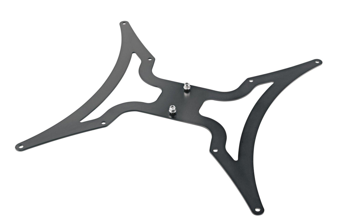 K&M 19618-BLACK — Adapter Plate for VESA MIS-F 400 x 400mm - Black — product view