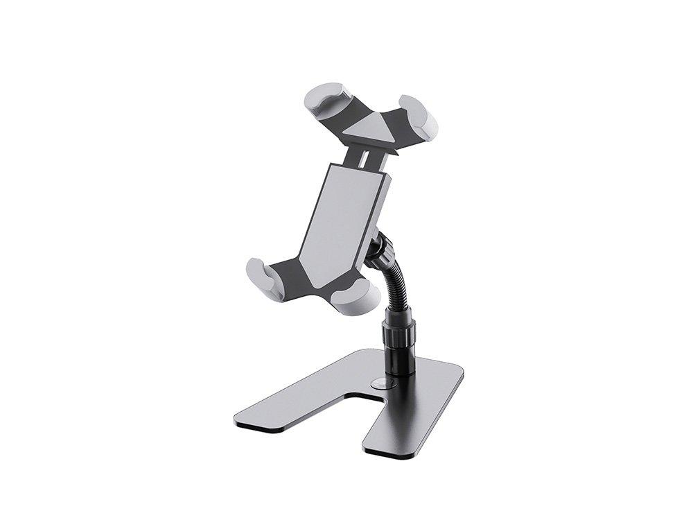 K&M 19756-BLACK — Tabletop Smartphone Stand - W:55-85mm - Black — product view
