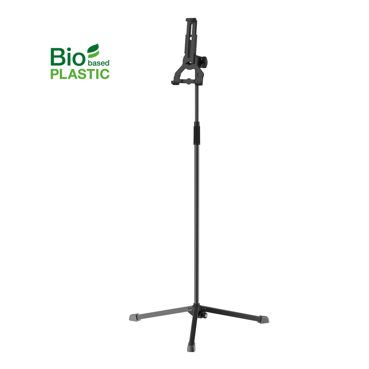 K&M 19767-BLACK — Folding BioBased Stand for 10-16in Tablets - Black — product view