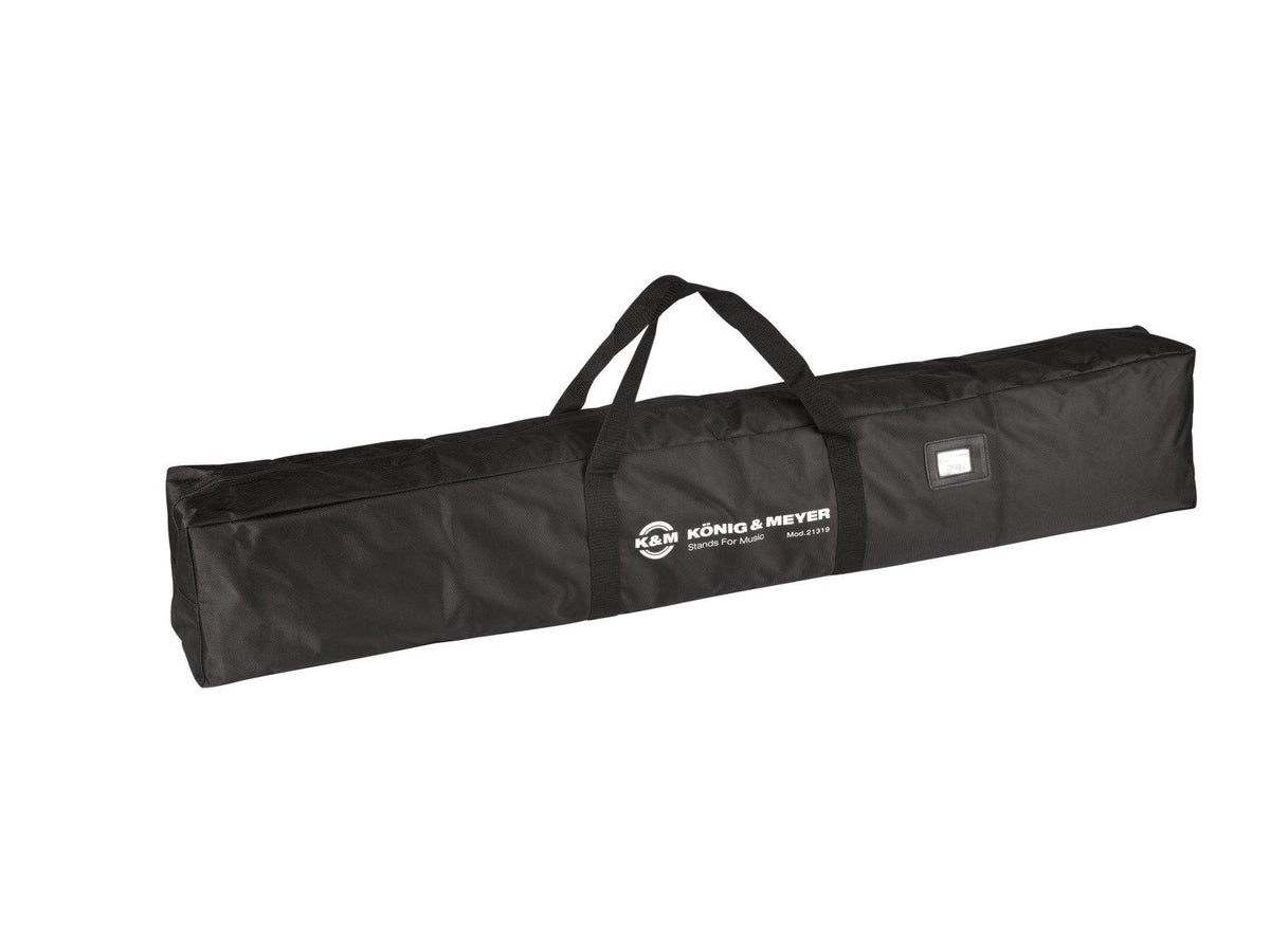 K&M 21319-BLACK — Nylon Carrying Bag for 2 Large Speaker Stands — product view