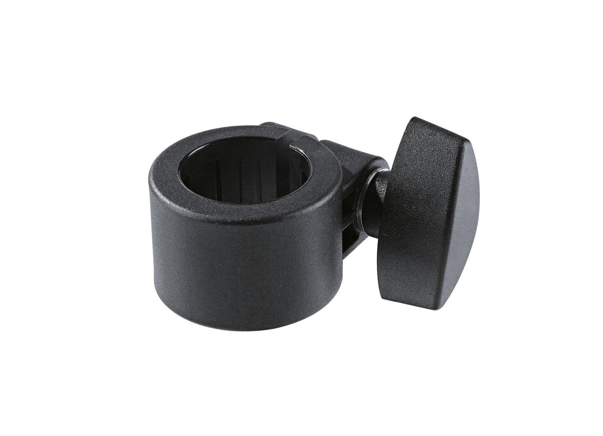 K&M 21320-30MM-BLACK — Plastic Locking Safety Ring for 30mm Diameter Stands — product view