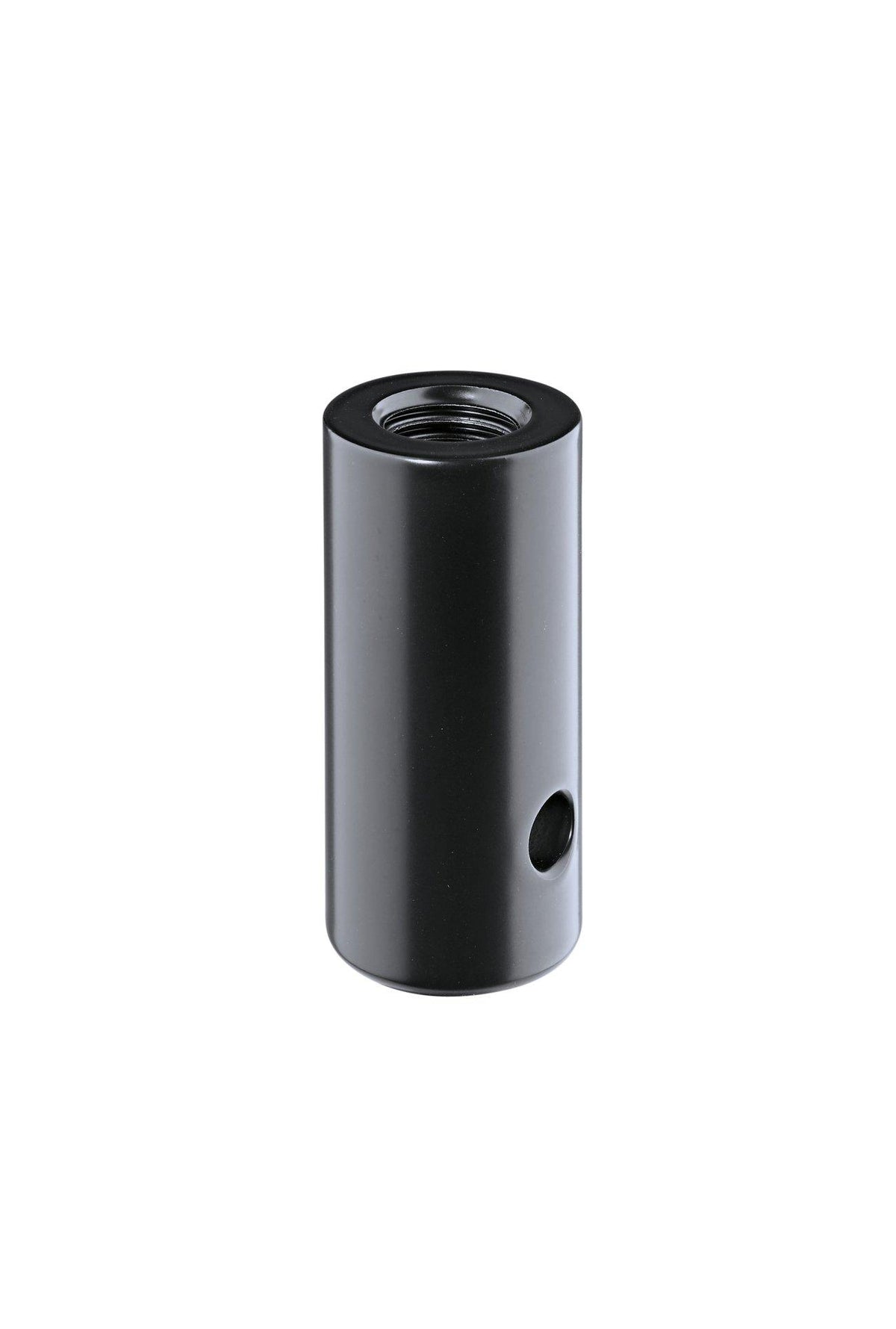 K&M 21324-BLACK — Aluminum Adapter Bolt - 35mm Sleeve to M20 Female — product view