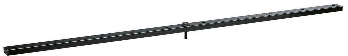 K&M 213/9-BLACK — 10-Spotlight Crossbar - M10 - H:1260mm - 25kg Rated — product view