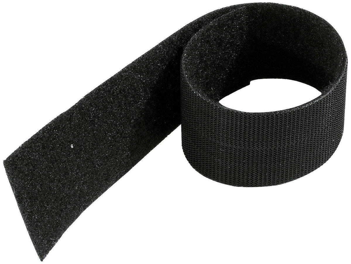 K&M 21403-BLACK — 3 x Velcro Cable Wraps - 220 x 25mm - Black — product view