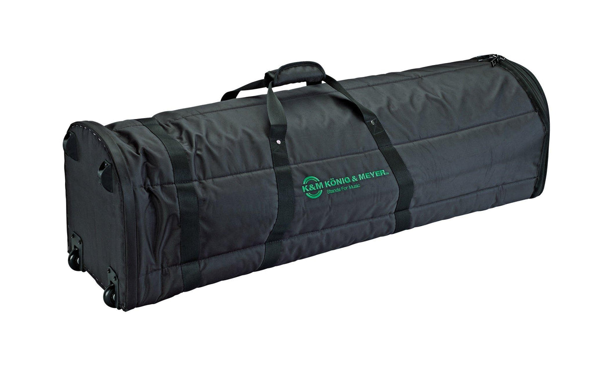 K&M 21427-BLACK — Nylon Carrying Bag for 6 Mic Stands - 100 x 350 x 370mm — product view