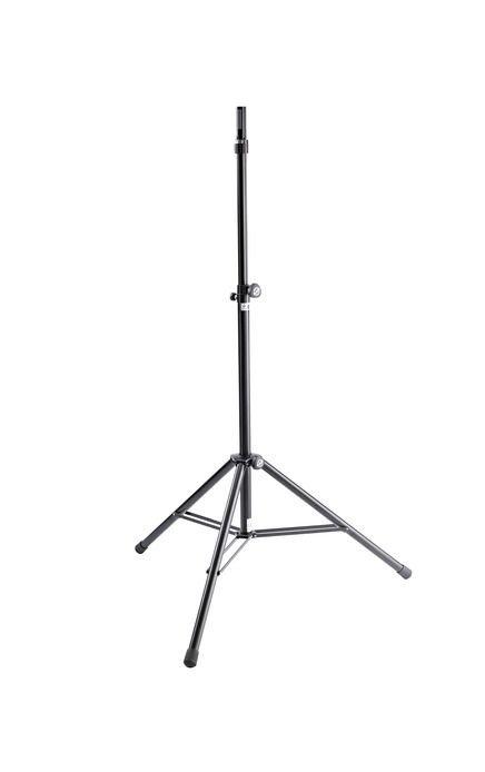 K&M 21467-BLACK — Aluminum Speaker Tripod with Ring-Lock - H:1370-2170mm — product view