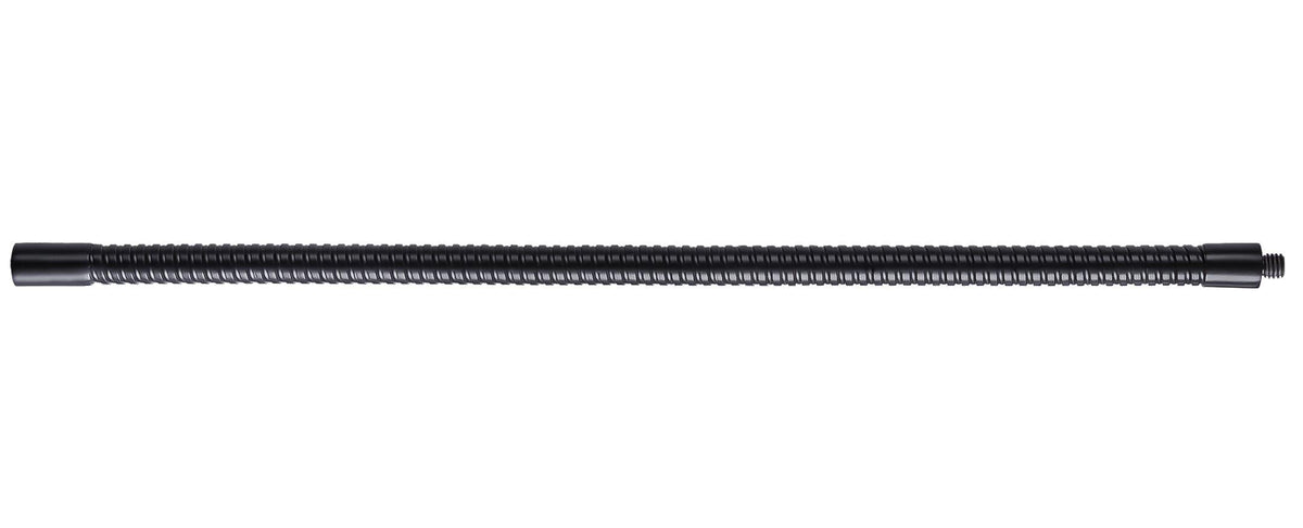 K&M 22280-BLACK — 450mm x 15mm Gooseneck - 5/8 Male & 5/8 Female — product view
