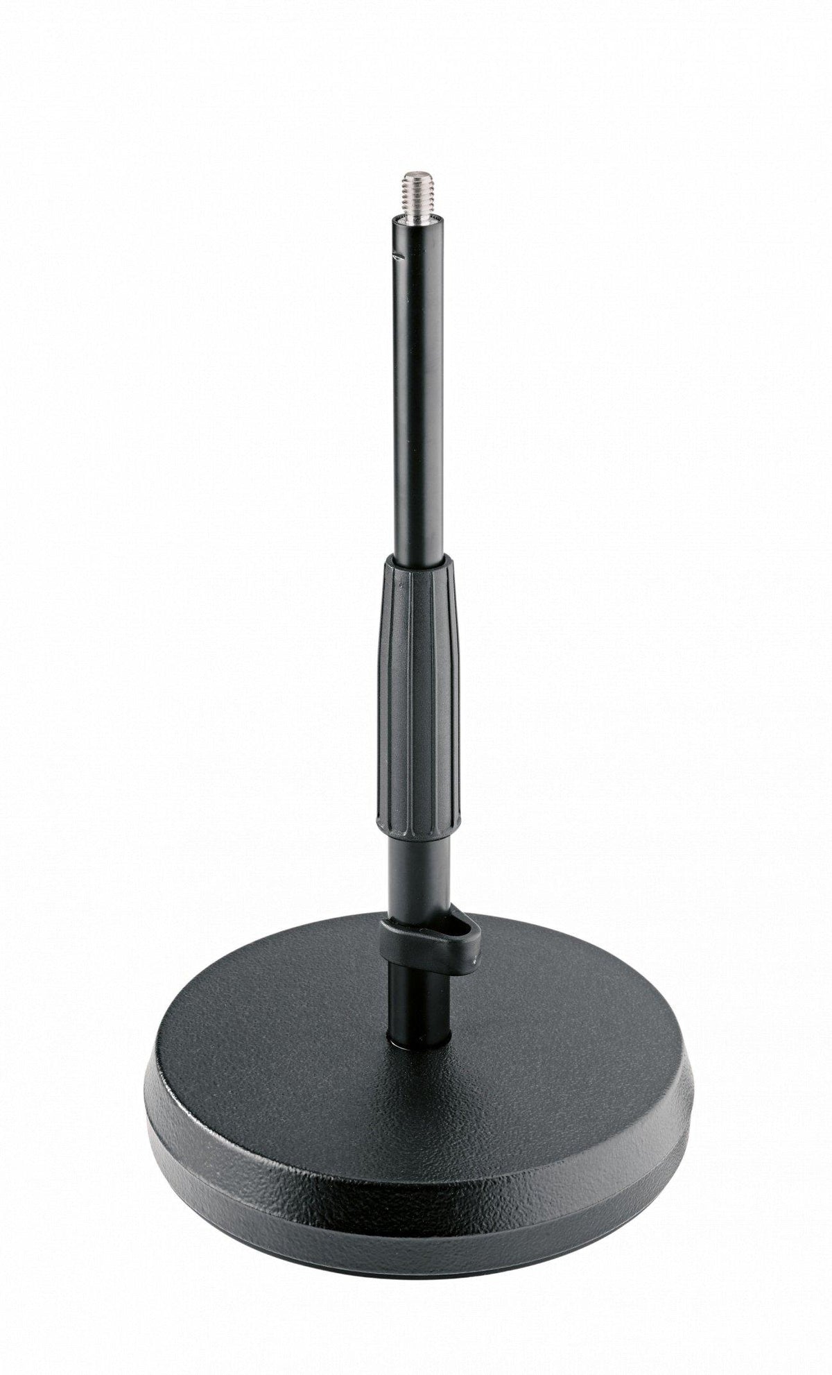 K&M 23325-BLACK — Table/Floor Microphone Stand with Cast Base - H:230-360mm — product view