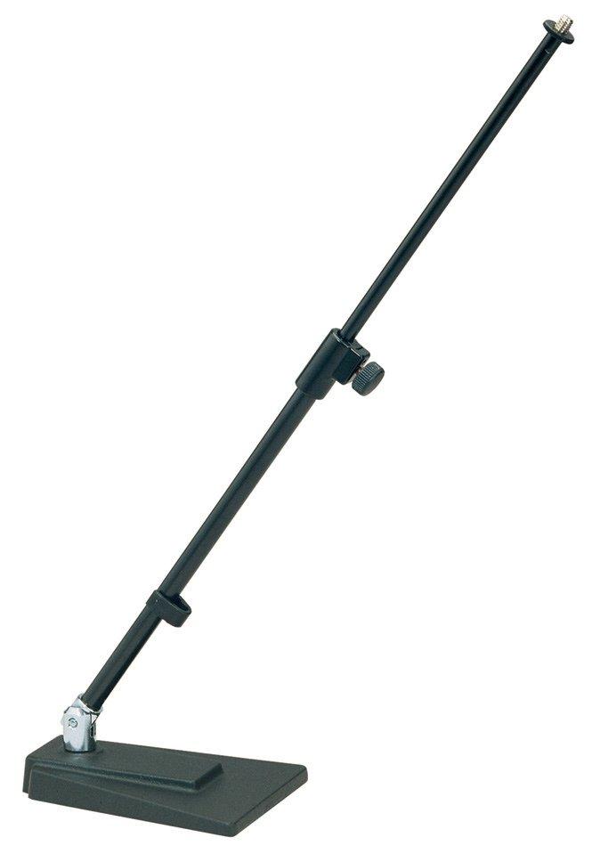 K&M 234-BLACK — Table/Floor Microphone Stand w/Telescopic Arm - H:400-640mm — product view
