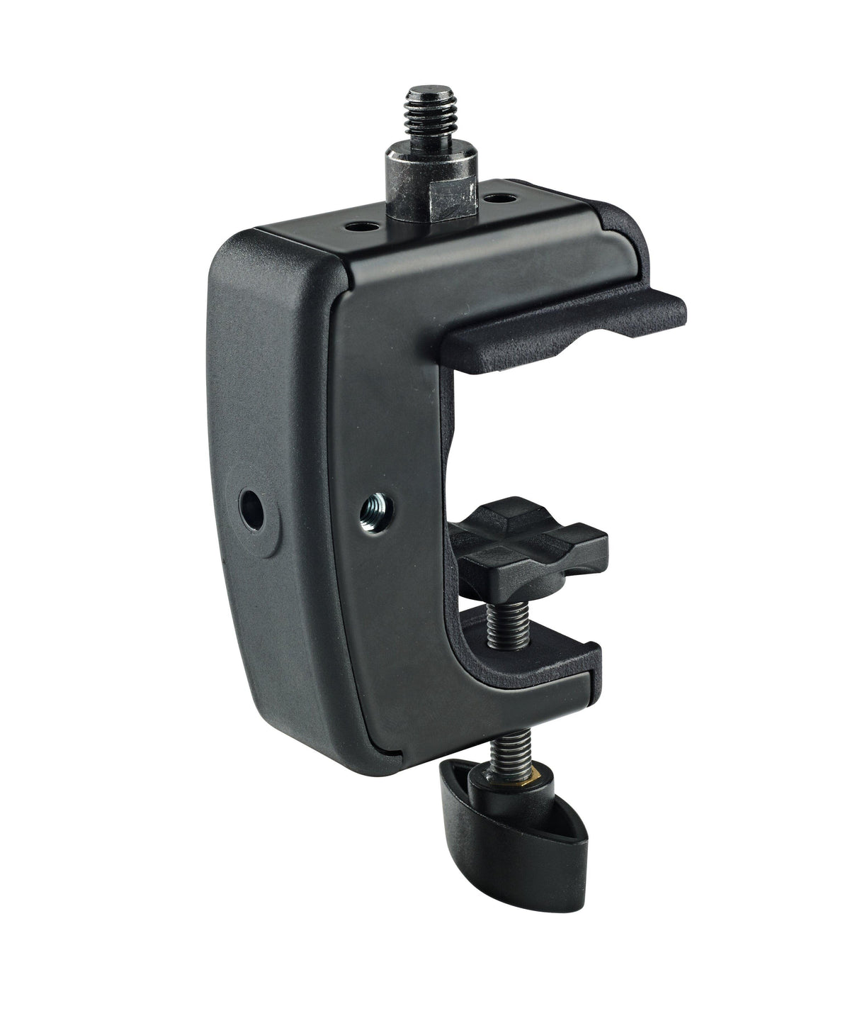 K&M 23723-BLACK — Universal Table Clamp 10-51mm - 5/8 Thread - Black — product view