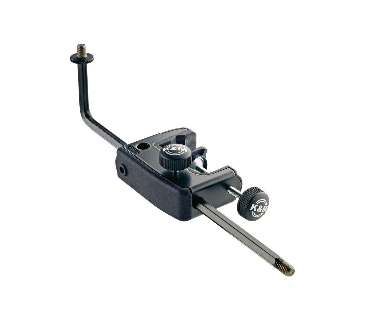 K&M 240/5-BLACK — Microphone Holder with Universal Clamp (48mm) - Black — product view