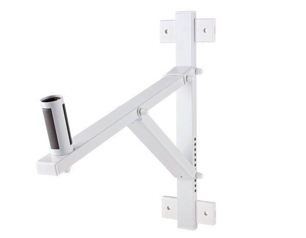 K&M 24110-WHITE — Speaker Wall Mount w/20° Tilt & 11 Adjustments - 50kg Rated — product view