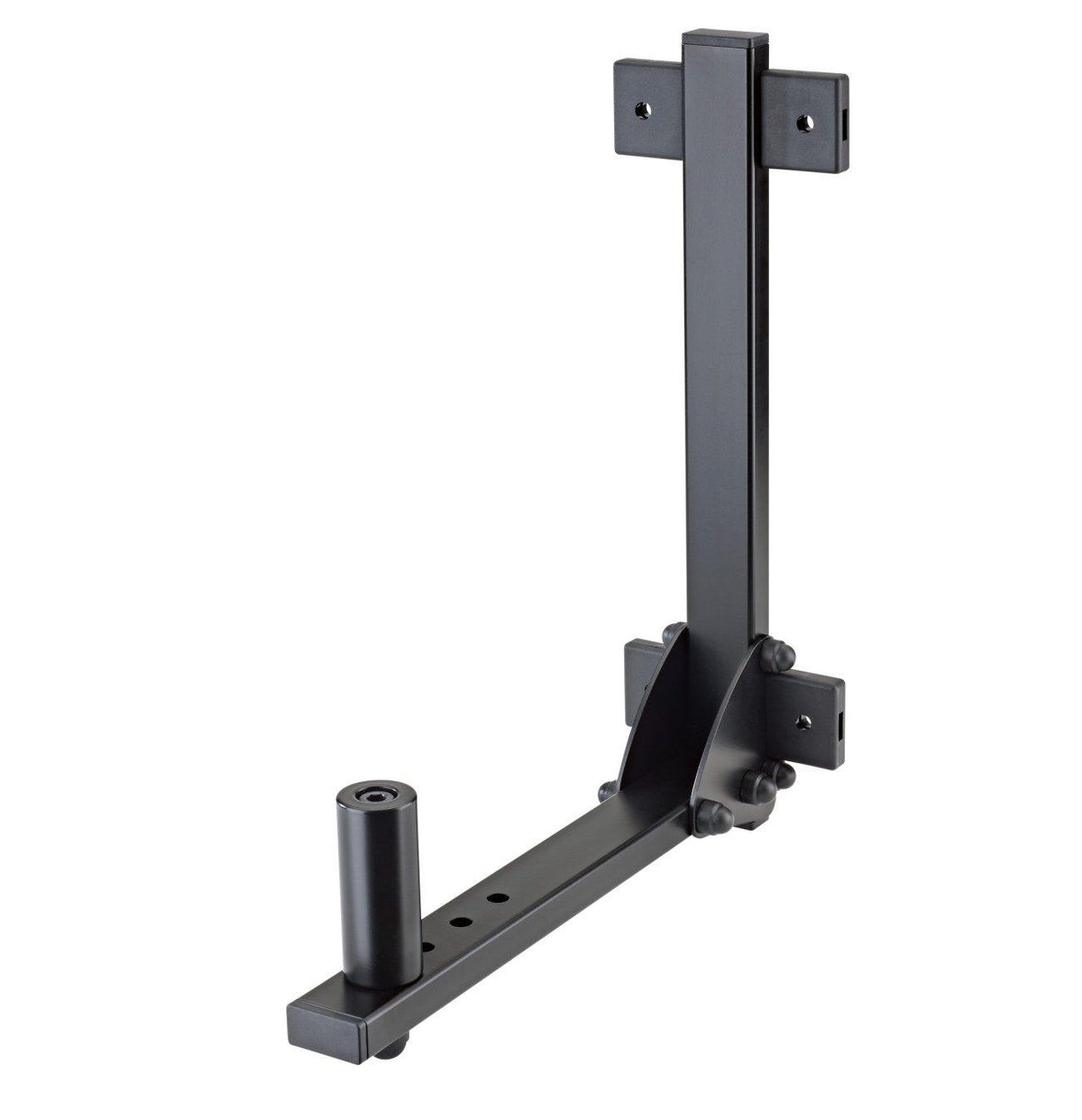 K&M 24140-BLACK — Speaker Wall Mount with 4 Adjustments - 35kg Rated — product view