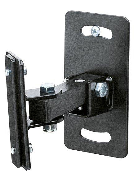 K&M 24180-BLACK — Speaker Wall Mount - Swivel & Tilt -10kg Rated — product view