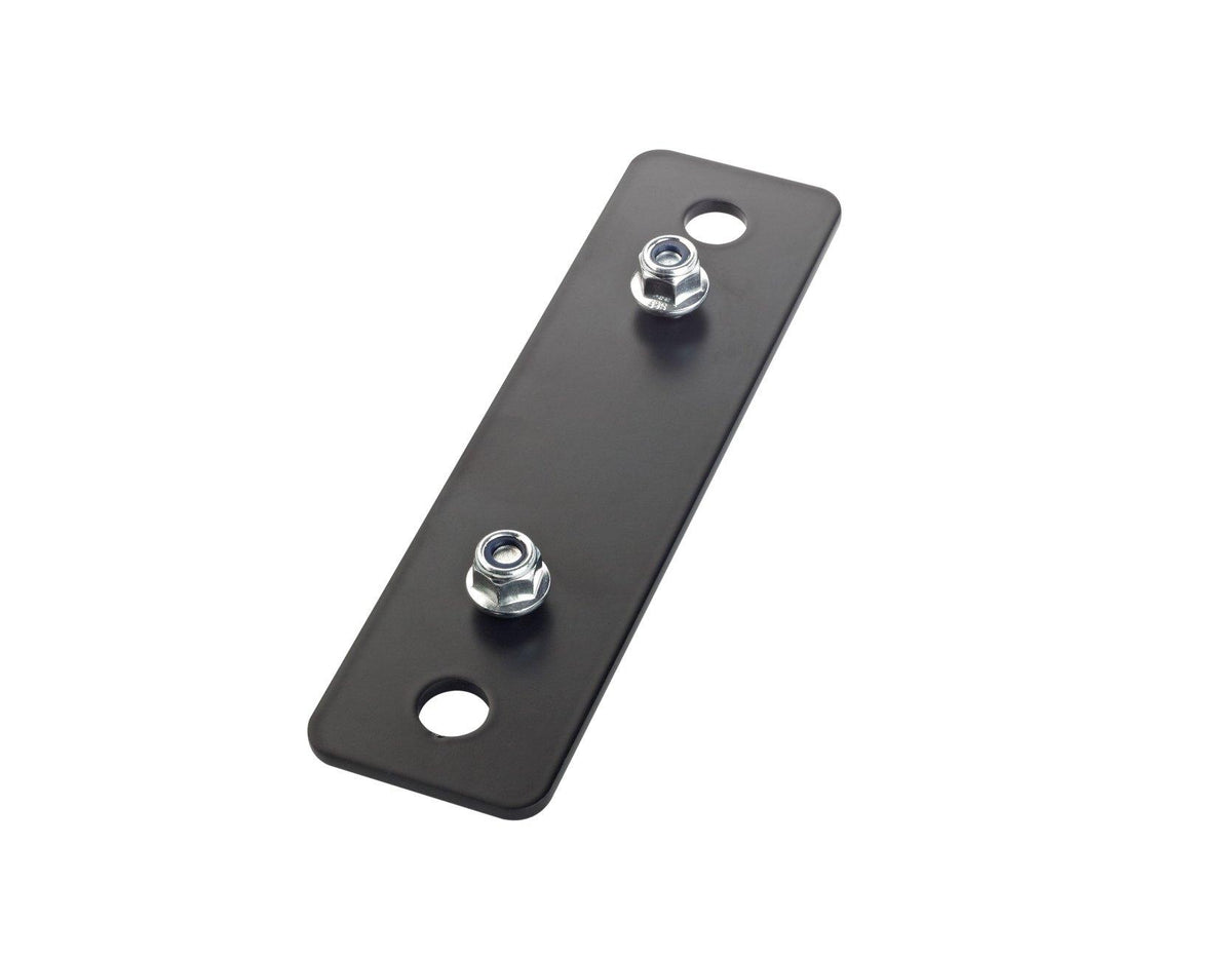 K&M 24358-BLACK — Adapter Panel 5 - Vertical 40 x 145mm - Black — product view