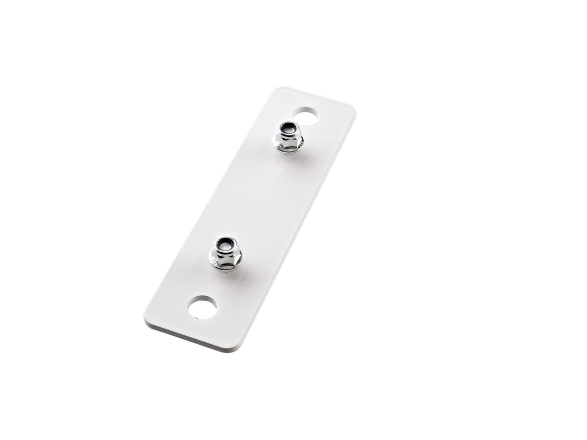 K&M 24358-WHITE — Adapter Panel 5 - Vertical 40 x 145mm - White — product view