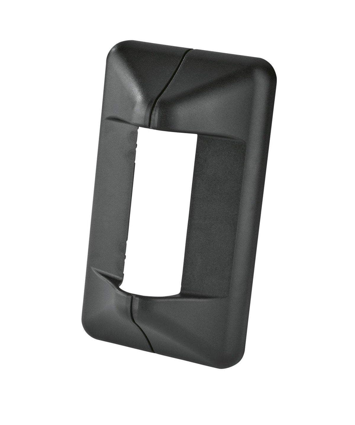 K&M 24463-BLACK — Cover for Speaker Wall Mount - Black — product view