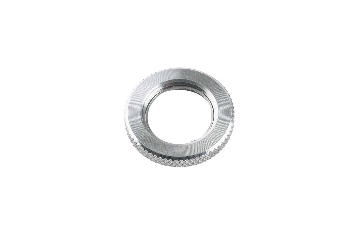 K&M 26004-NICKEL — 30mm Knurled M20 Washer for Round Base Mic Stands — product view