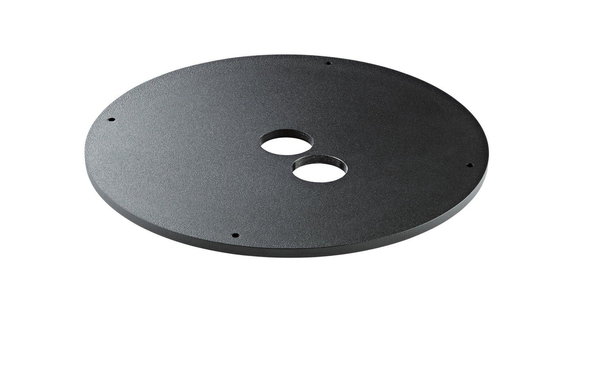 K&M 26709-BLACK — 5kg Weight for Round Base Plate for Speaker Stands — product view