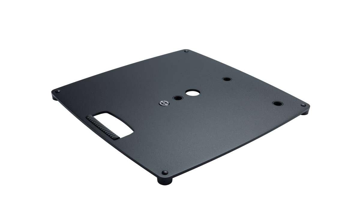 K&M 26713-BLACK — Square M Plate for Distance Rod - 3 x M20 - 489 x 489mm — product view