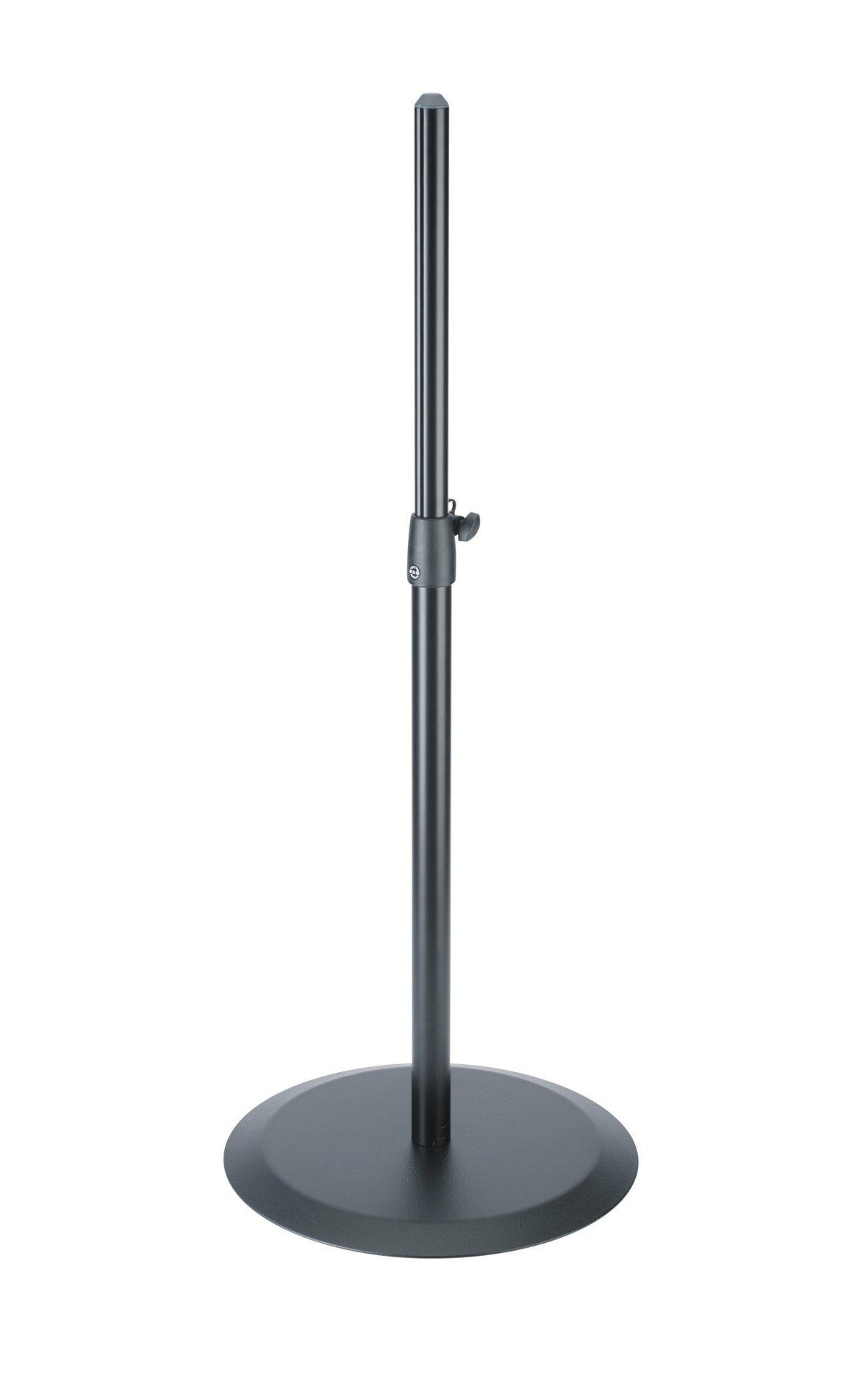 K&M 26750-BLACK — Speaker Stand with Round Base - H:950-1450mm - 35kg Rated — product view