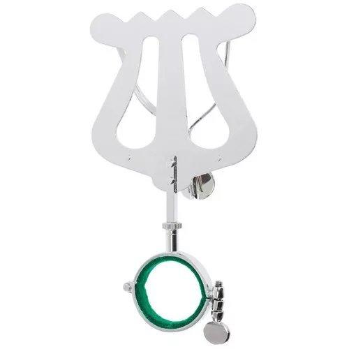 K&M 37516-CHROME — Clarinet Lyre with Clamp - 150 x 85mm - Chrome — product view