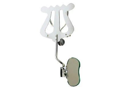 K&M 37521-CHROME — Trombone Lyre with Clip - 180 x 105 mm - Chrome — product view