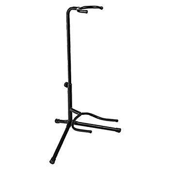 K&M 37770-BLACK — Guitar Stand with Tube - Anti-Twist - H:630-820mm — product view