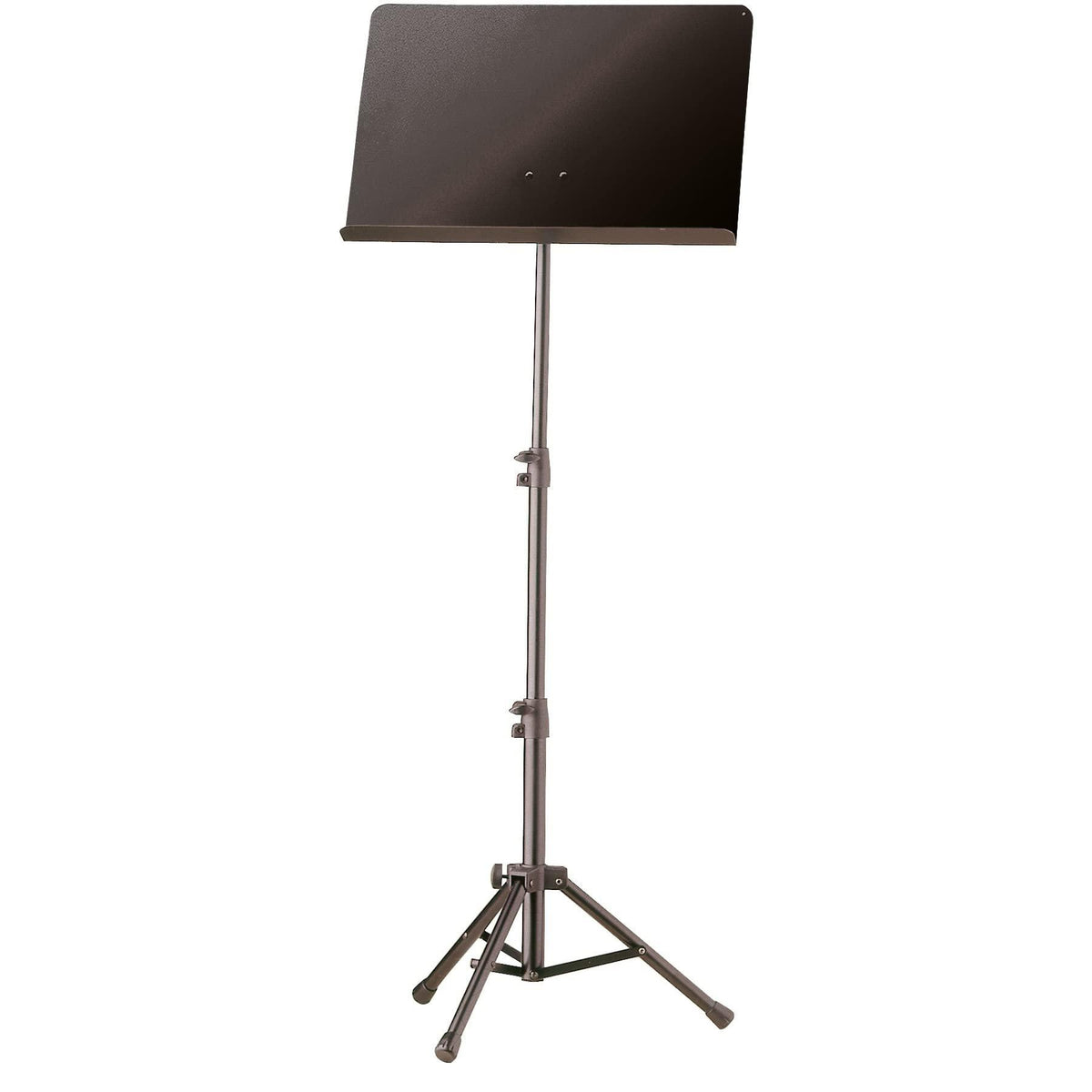K&M 37884-BLACK — Orchestra Stand with Plain Desk & Carrying Bag — product view