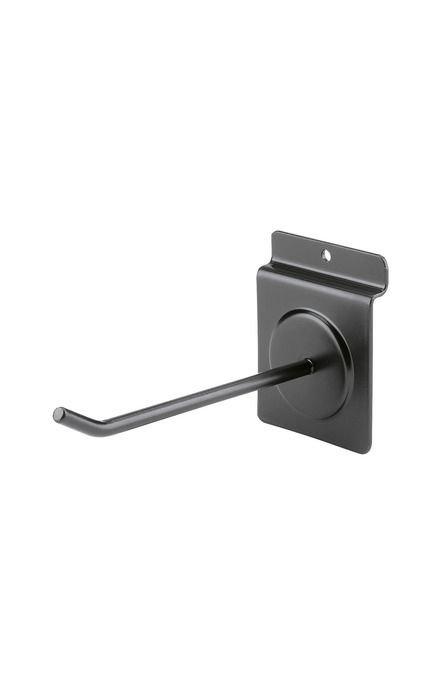 K&M 44130-BLACK — 150mm Peg Product Holder for Spacewall/Slatwall Display — product view
