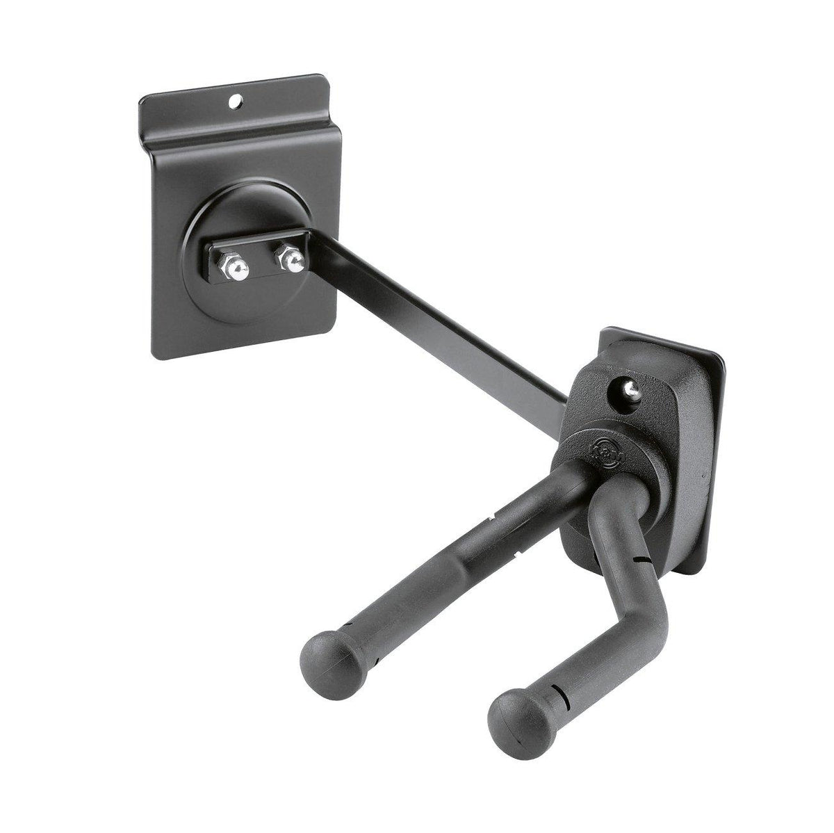 K&M 44170-BLACK — Guitar Mount - Left/Right-Face for Spacewall/Slatwall Displa — product view