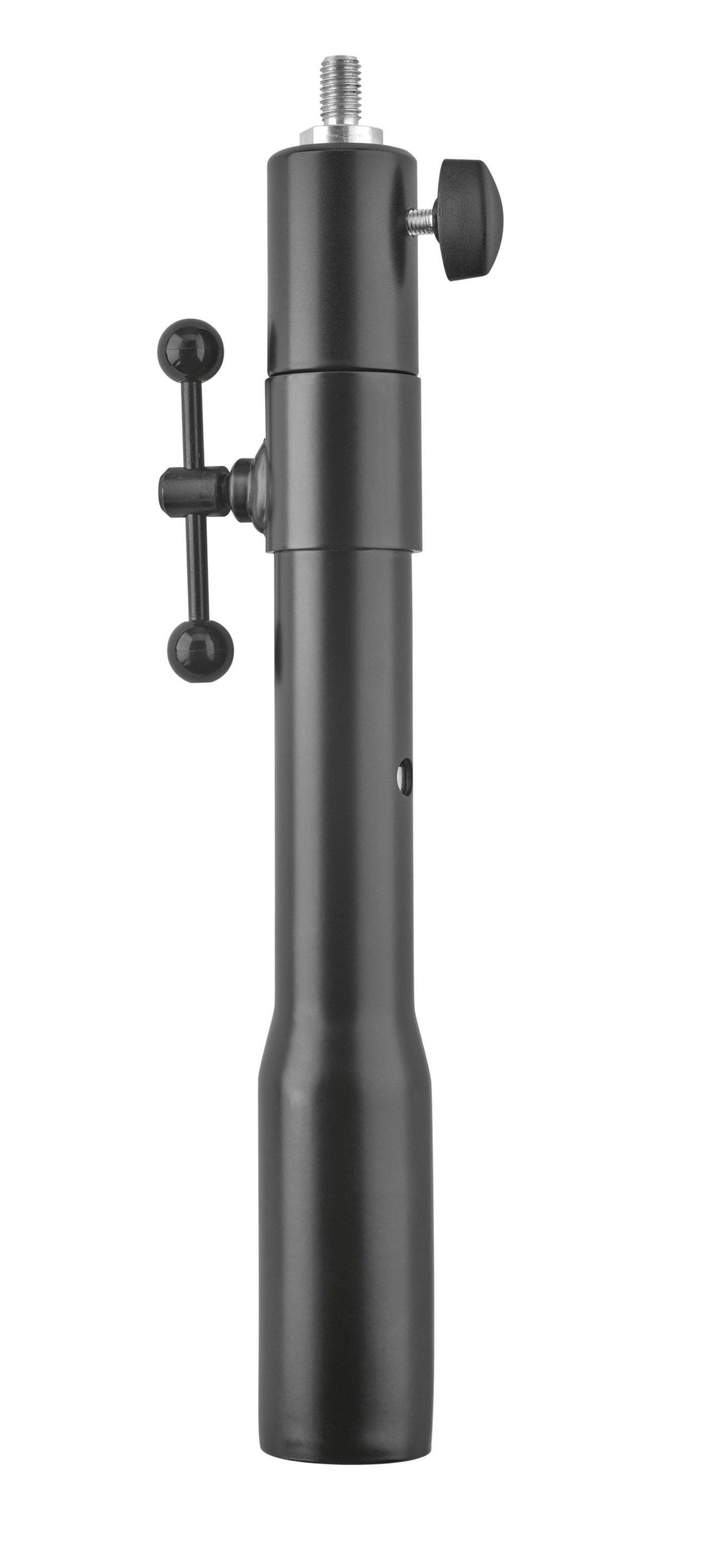 K&M 66390-BLACK — TV Spigot Adapter Bundle - Female M10 Thread - Black — product view