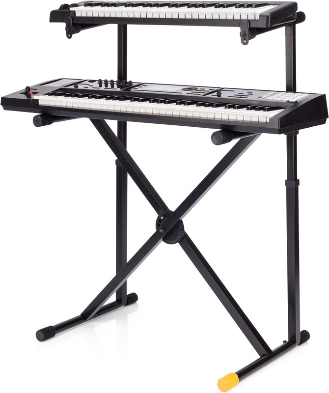 Hercules - EZ-LOK Double Tier X-Keyboard Stand