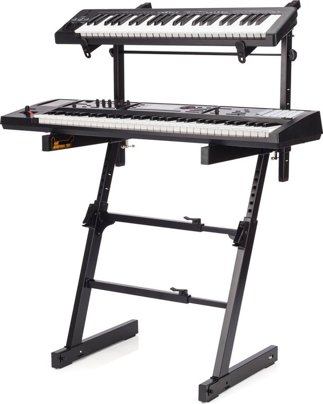Hercules - AutoLock Z-Keyboard Stand w/ Tier