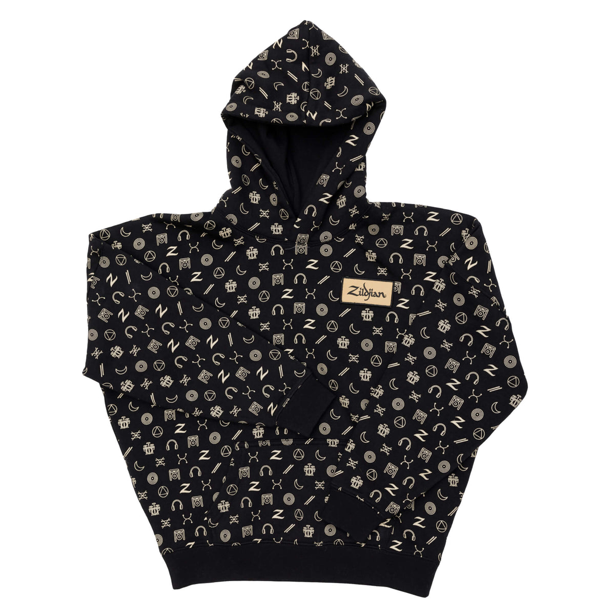 Zildjian LE Icon Youth Hoodie, Black – Small