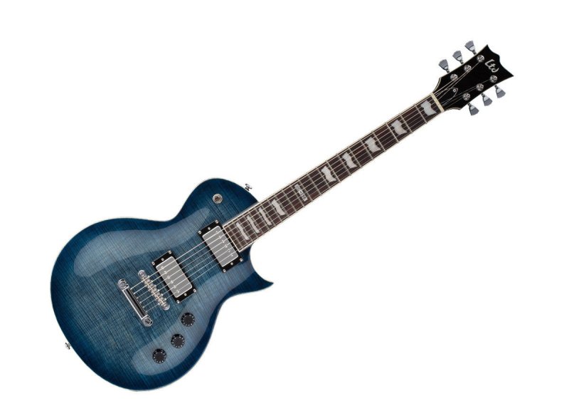 LTD EC-256FM Electric Guitar, Cobalt Blue