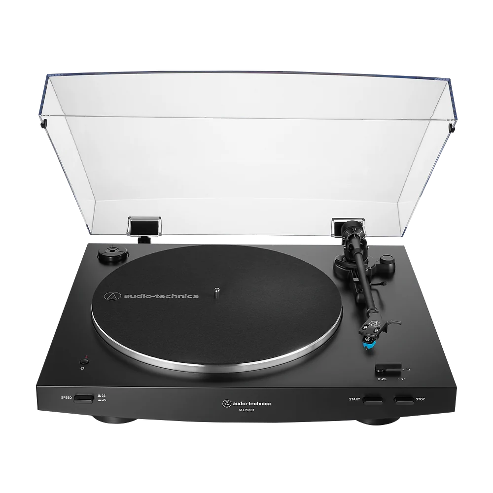 Audio-Technica - Platine vinyle sans fil automatique AT-LP3XBT, blanche