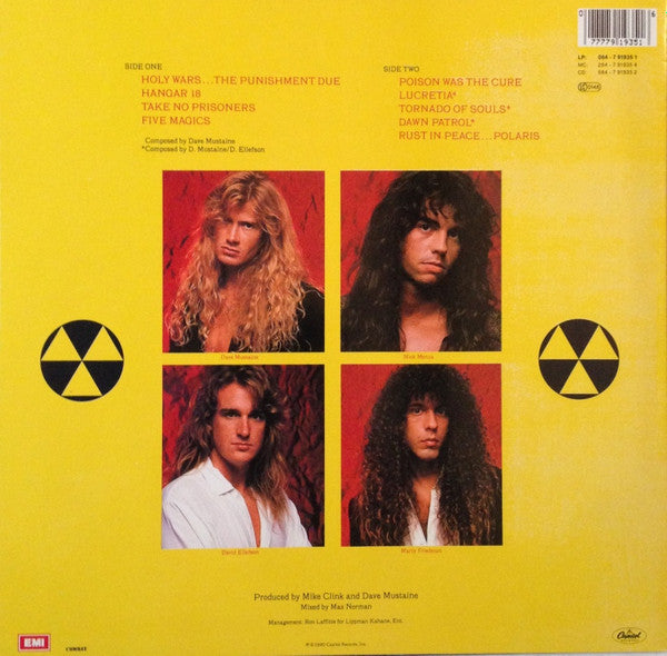 Megadeth - Rust In Peace LP