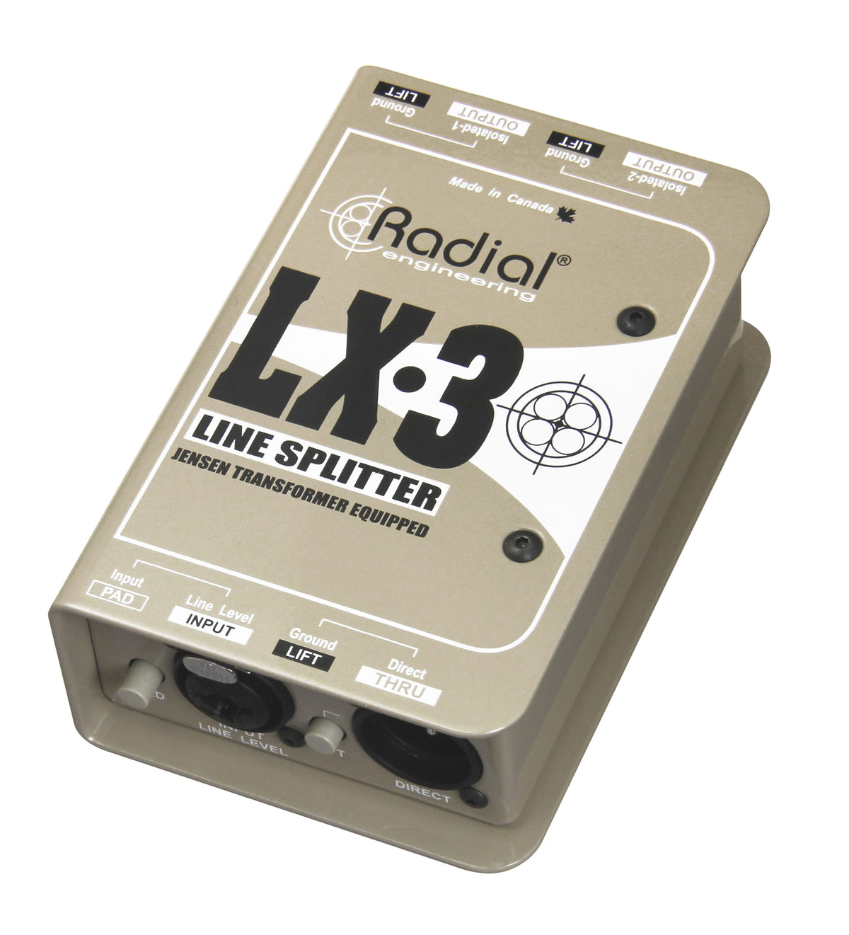 Radial LX3 - Line-Level Splitter - product view 2