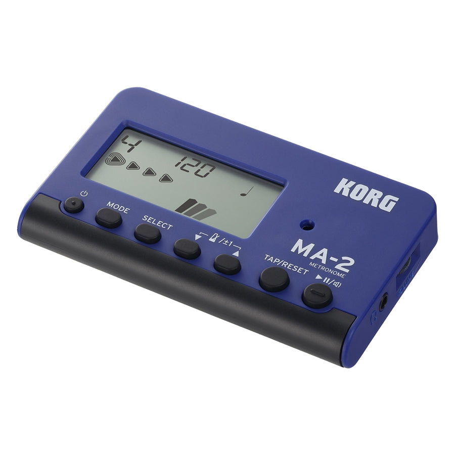 Korg MA-2 Digital LCD Metronome, Blue / Black