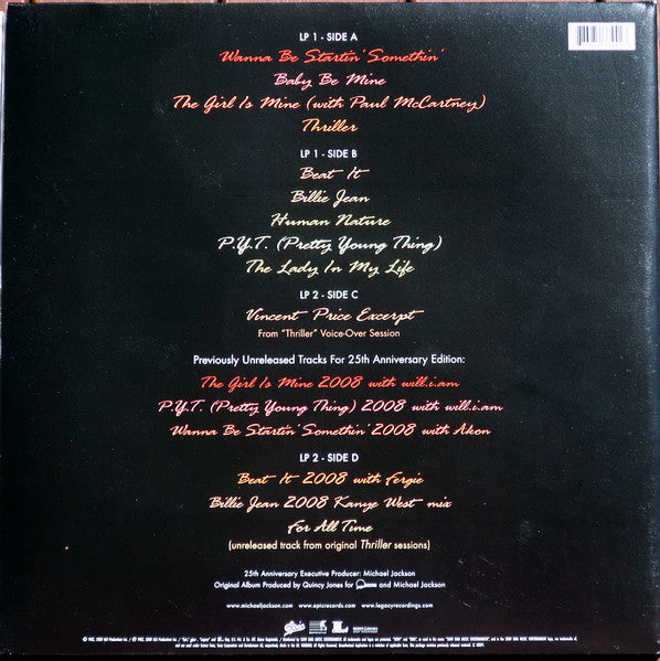 Michael Jackson - Thriller 25th Ann. Ed., 2LP