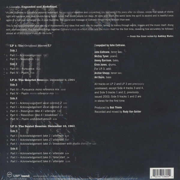 Coltrane, John - A Love Supreme (3LP)