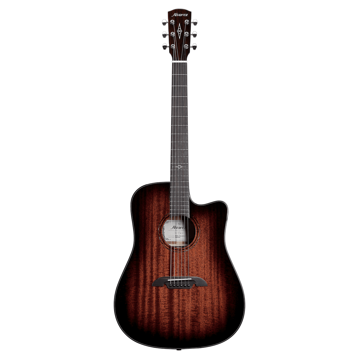 Alvarez MD66CE-SHADOWBURST — Dreadnought Guitar with FlexiCase & Cutaway/Pickup - Shadowburst