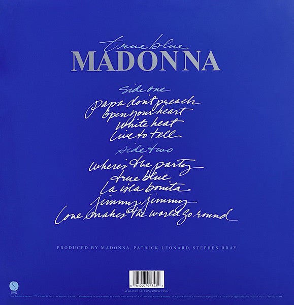 Madonna - True Blue LP