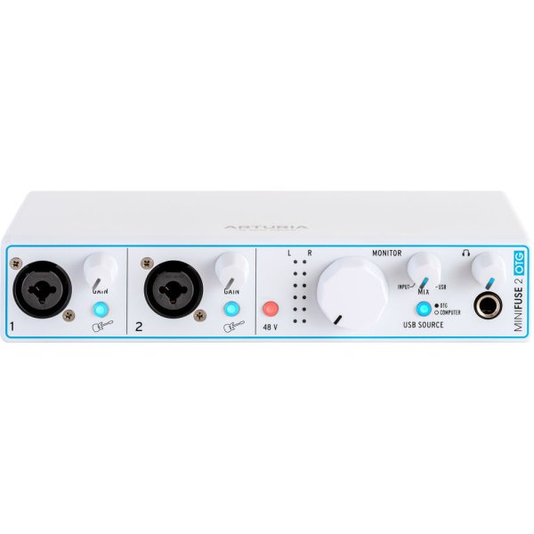 MiniFuse 2 OTG 2x2 USB-C Audio Interface, White