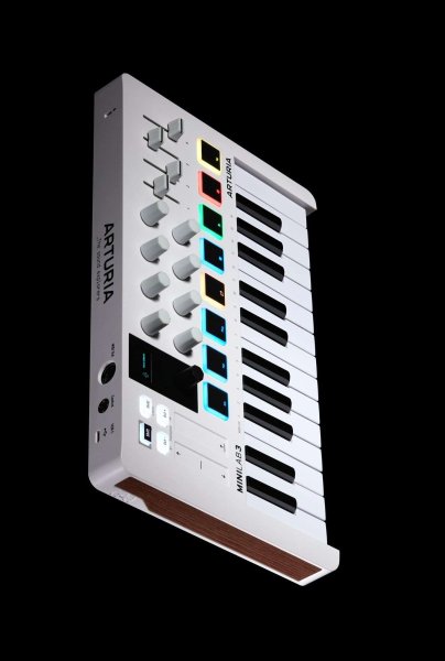 Arturia - Contrôleur MIDI portable 25 touches en édition limitée - Blanc alpin